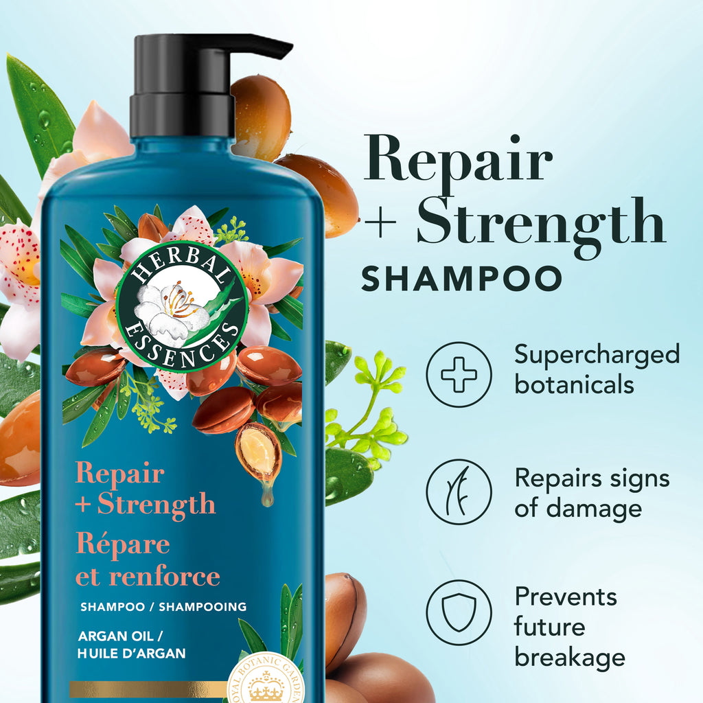 Repair + Strength Argan Oil Shampoo, 20.2 fl oz