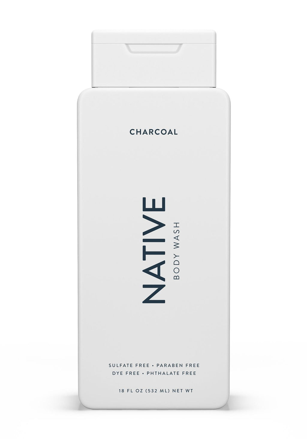 Body Wash, Charcoal, Sulfate Free, Paraben Free, for Men and Women, 18 oz