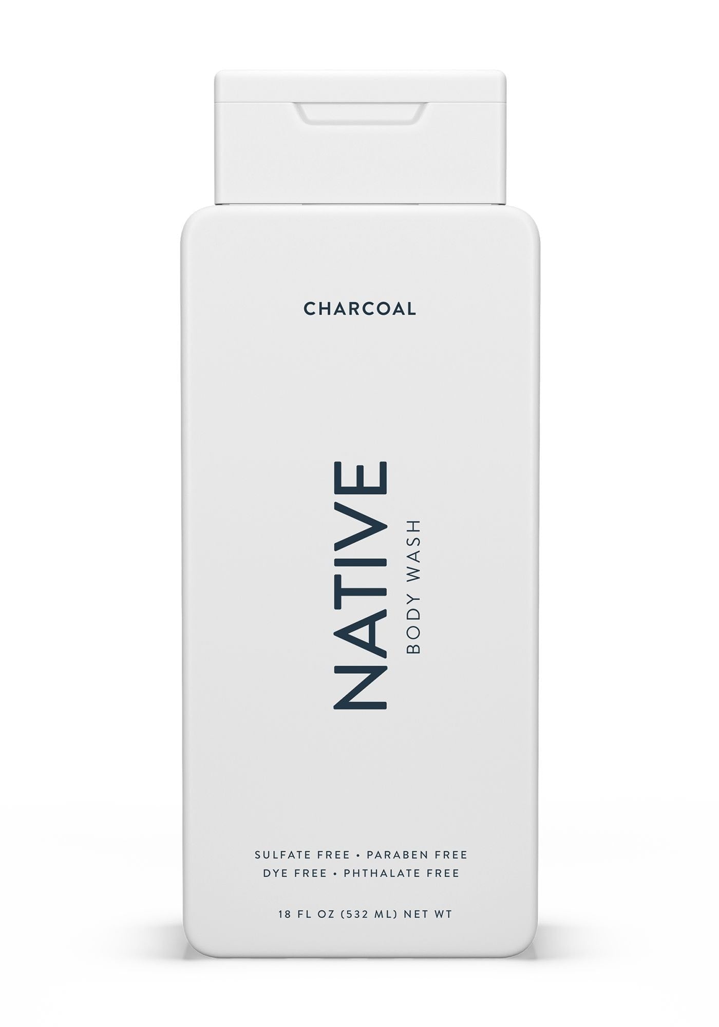 Body Wash, Charcoal, Sulfate Free, Paraben Free, for Men and Women, 18 oz
