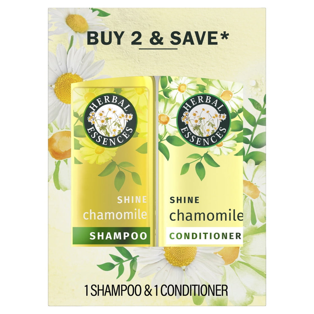 Shine Collection Chamomile Shampoo &amp; Conditioner Set, 27 oz, Mineral Oil Free