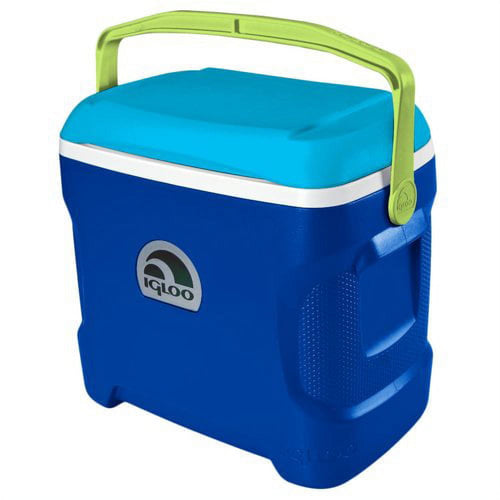 30-Quart Ice Chest Cooler - Blue