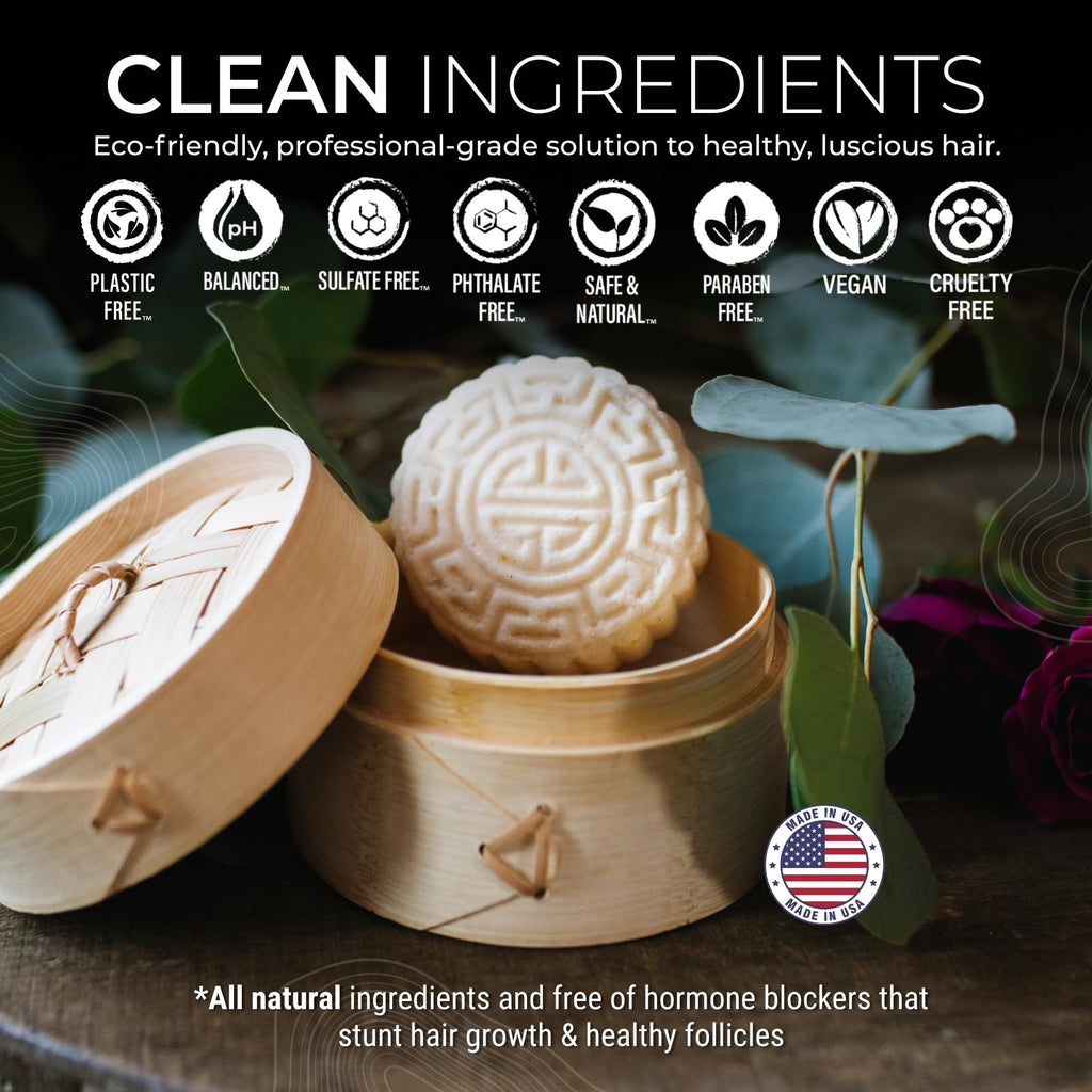 Citrus Yao Shampoo Bar Made with Rice Water- Volumizing