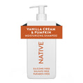 Limited Edition Moisturizing Shampoo, Vanilla Cream and Pumpkin, for Women and Men 16.5 oz