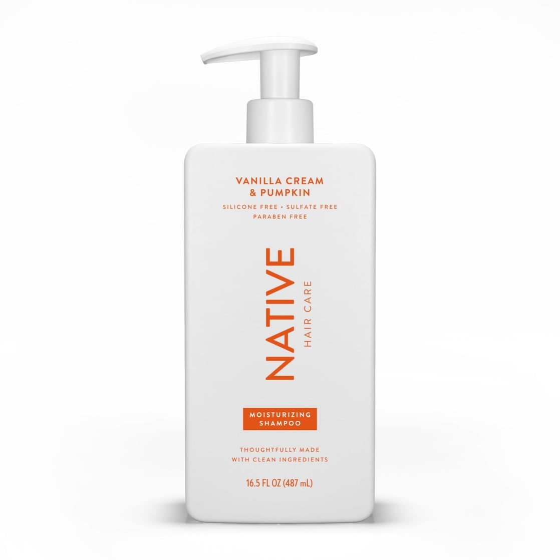 Limited Edition Moisturizing Shampoo, Vanilla Cream and Pumpkin, for Women and Men 16.5 oz