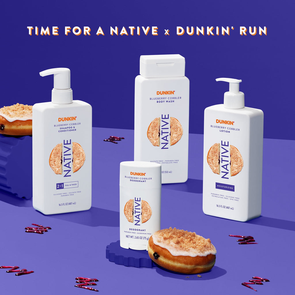 2in1 Shampoo and Conditioner, Dunkin' Blueberry Cobbler, Sulfate Free, 16.5 fl oz