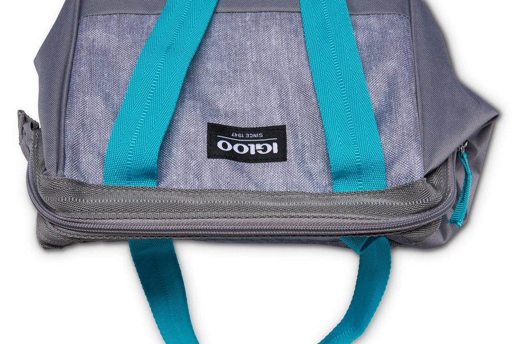 (2 pack) Igloo Leftover Tote Cooler Bag, 9 Can Capacity, Gray