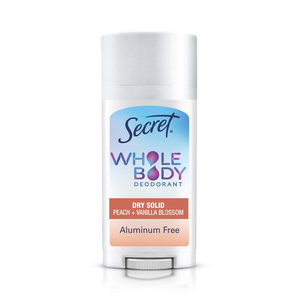 Whole Body Deodorant Stick Aluminum Free, Peach &amp; Vanilla 2.6oz