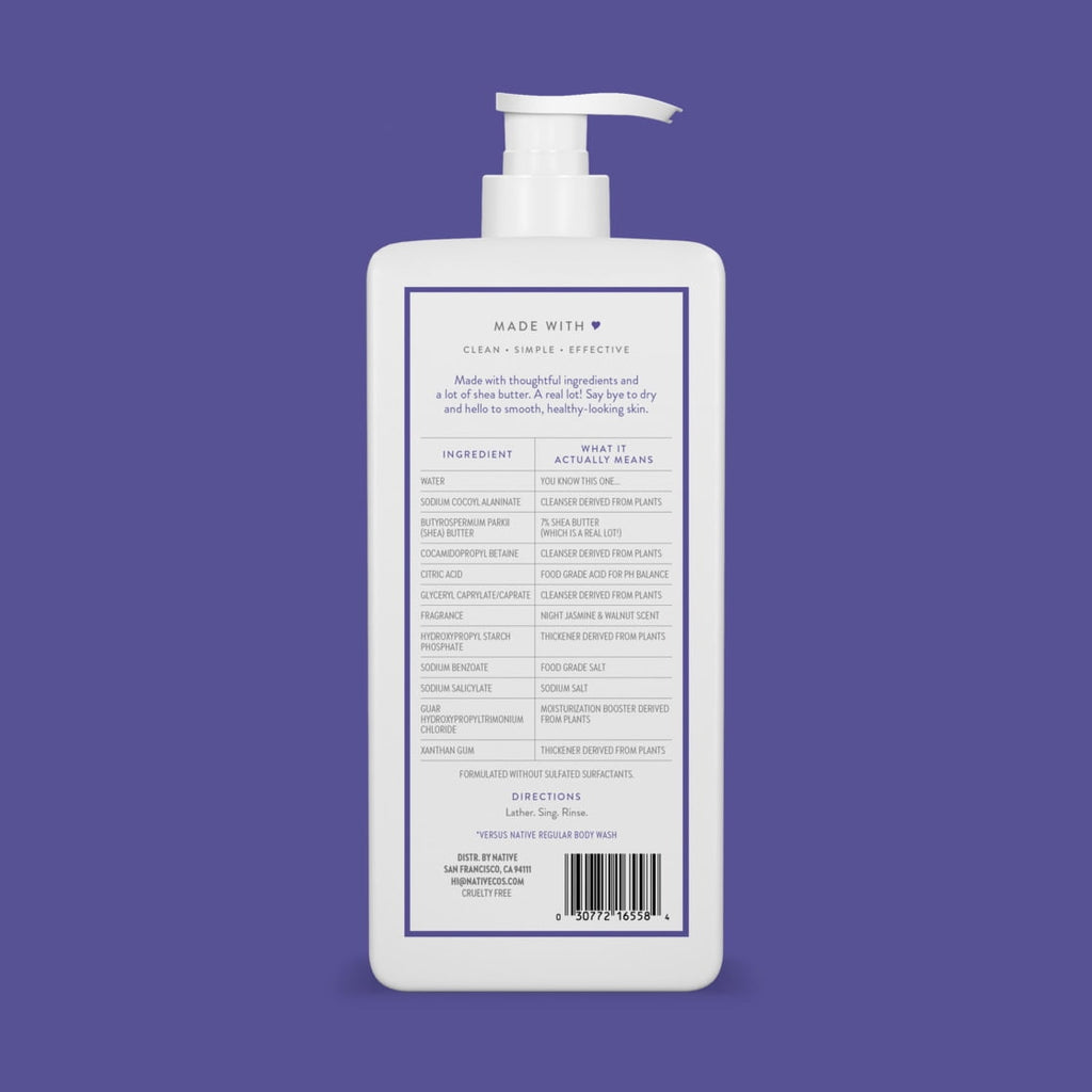 Night Jasmine &amp; Walnut Moisturizing Body Wash 18oz