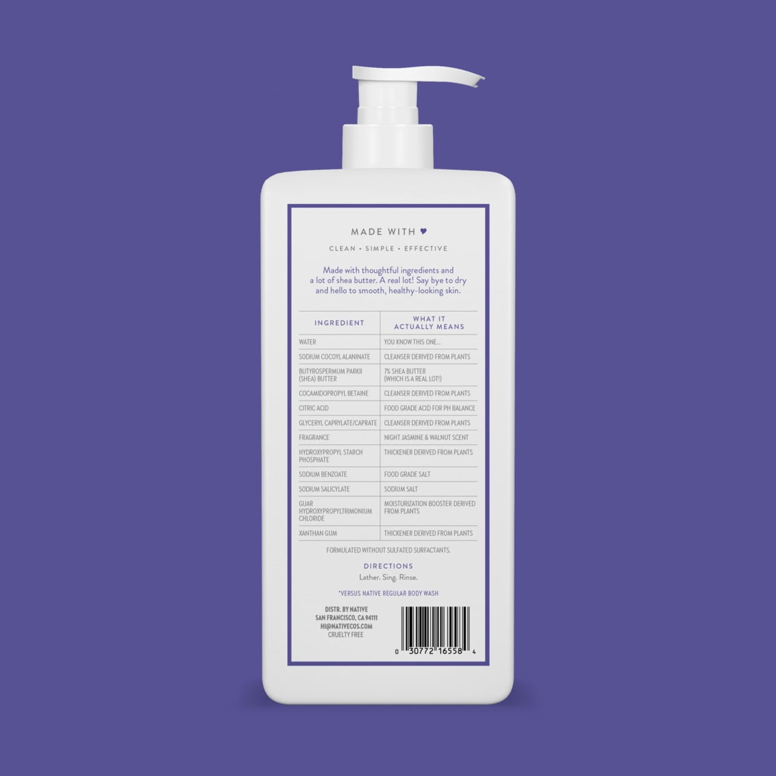 Night Jasmine &amp; Walnut Moisturizing Body Wash 18oz