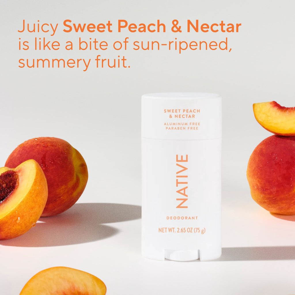 Aluminum-Free Deodorant, Sweet Peach &amp; Nectar, 2.65 oz