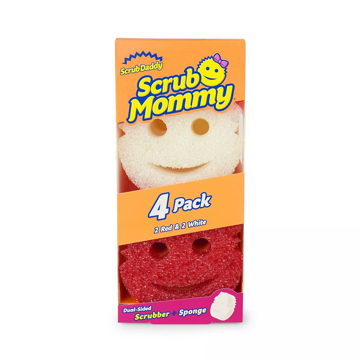 Scrubber Sponge Dual Sided 4ct (Scrub Mommy)