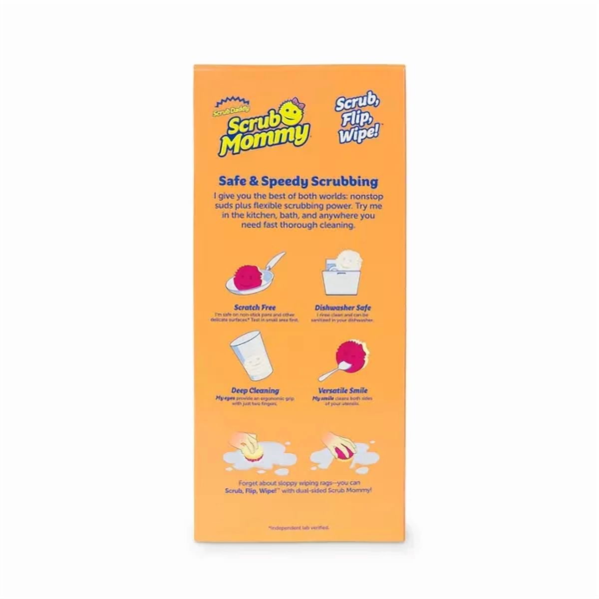 Scrubber Sponge Dual Sided 4ct (Scrub Mommy)