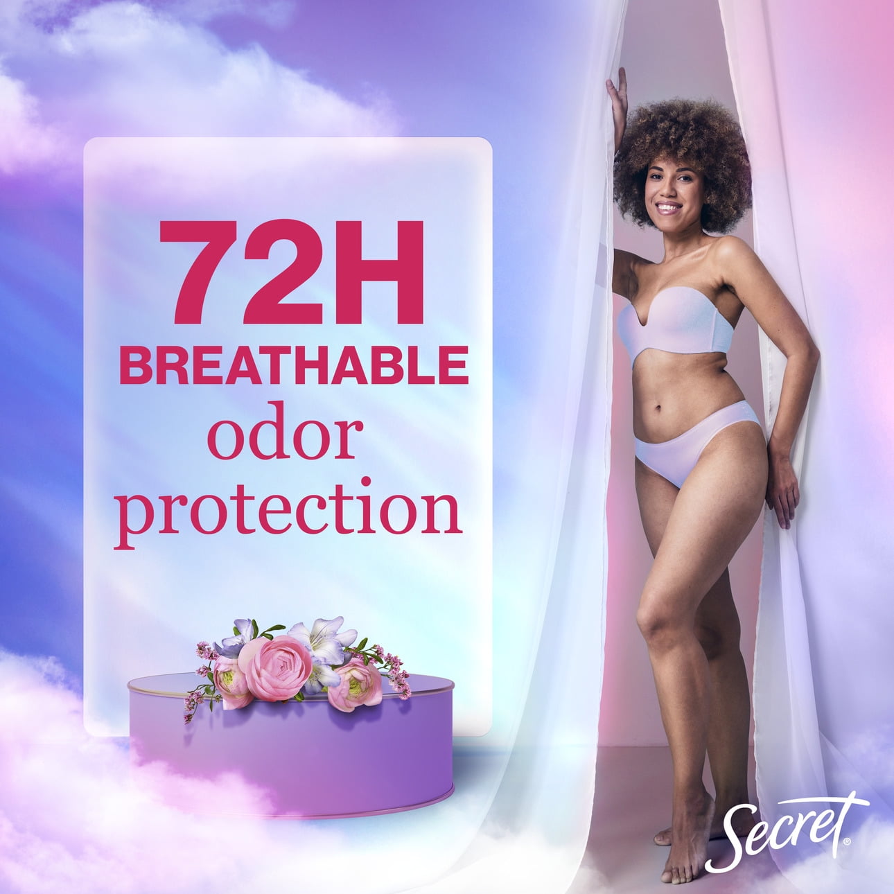 Fresh Clear Gel Antiperspirant and Deodorant for Women, Delicate Rose Scent, 2.6 oz, Twin Pack