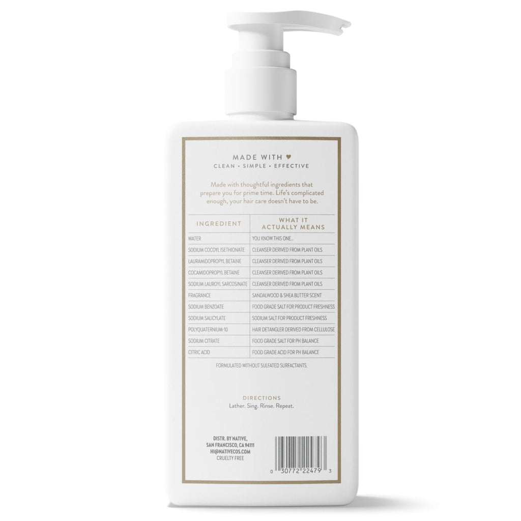 Sandalwood &amp; Shea Butter Shampoo 16.5 fl oz