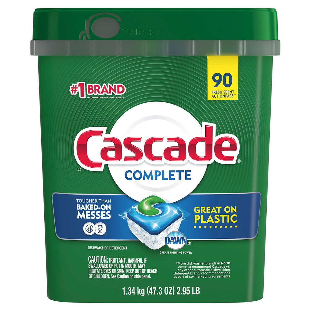 Complete Dishwasher Detergent Actionpacs, 90 Count