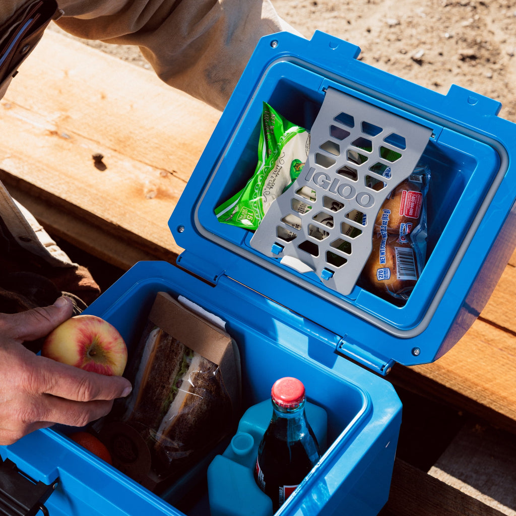 10 QT Gripper CoolBox Personal Cooler, Blue