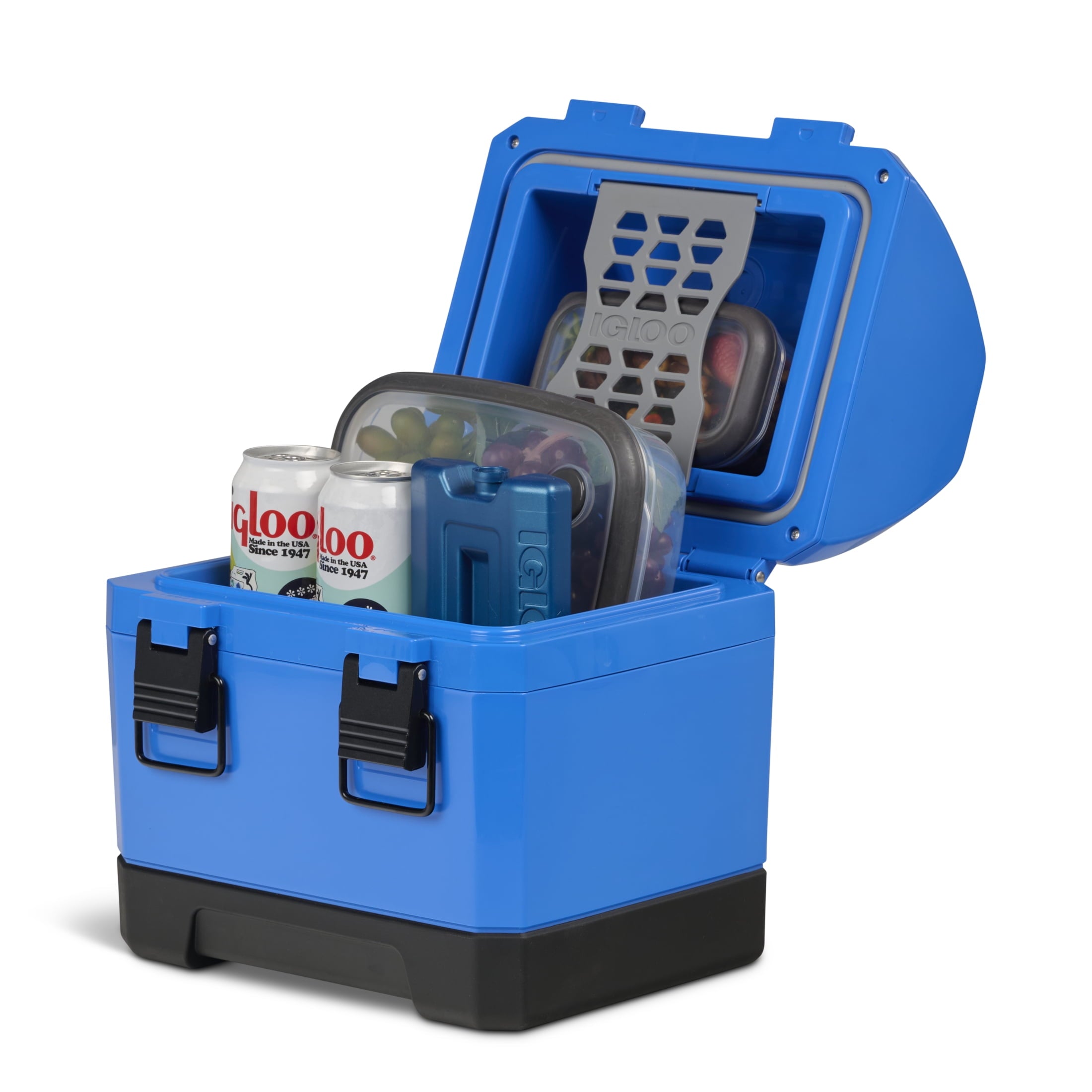 10 QT Gripper CoolBox Personal Cooler, Blue