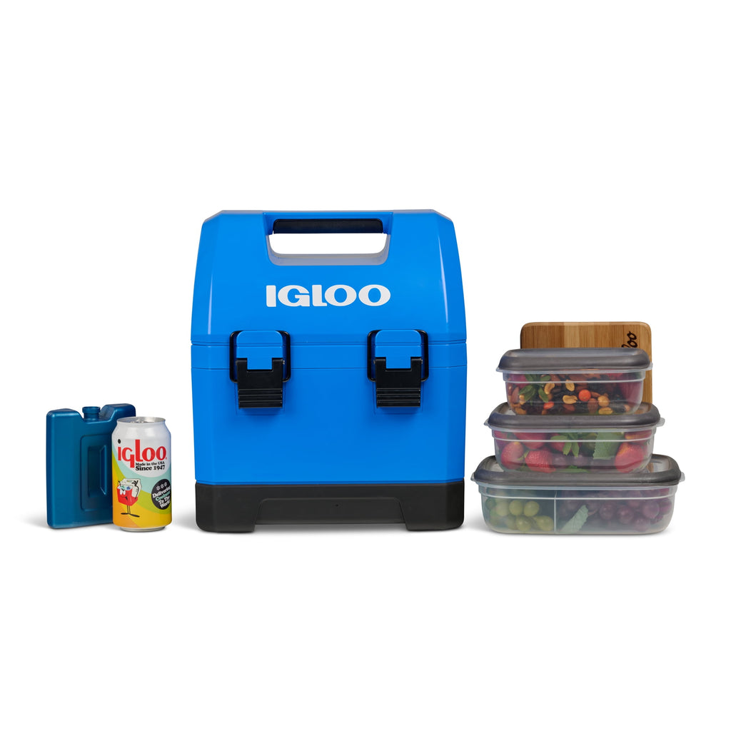 10 QT Gripper CoolBox Personal Cooler, Blue
