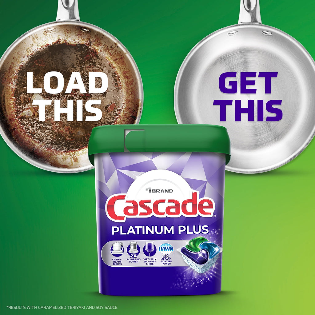 Platinum Plus Dishwasher Pods, Dish Detergent ActionPacs, Fresh, 21 Count