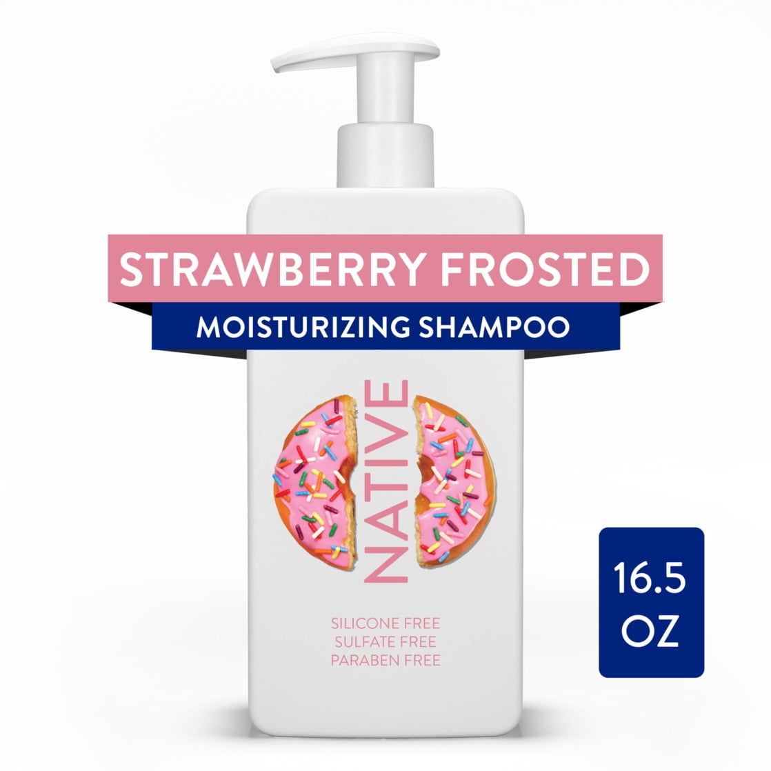 Dunkin' Moisturizing Shampoo, Sulfate Free, Strawberry Frosted, 16.5 oz