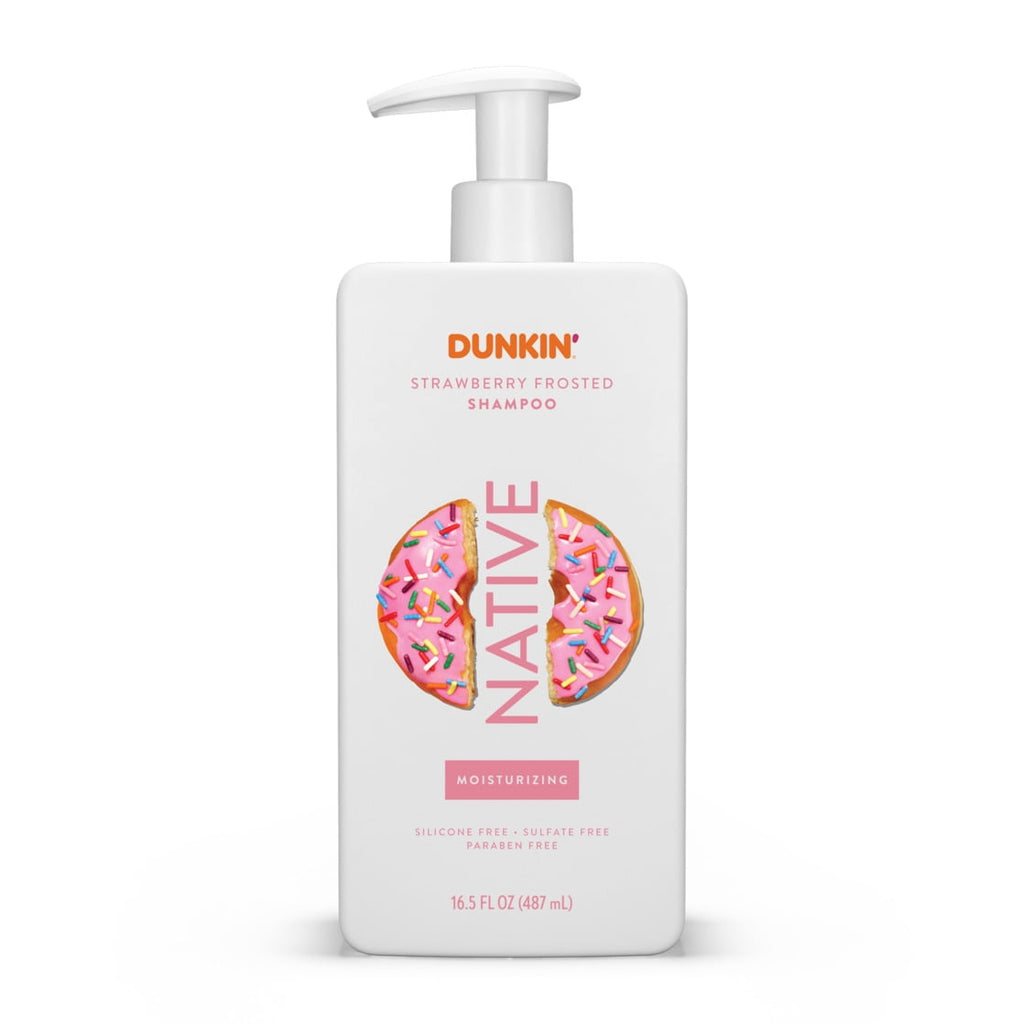 Dunkin' Moisturizing Shampoo, Sulfate Free, Strawberry Frosted, 16.5 oz