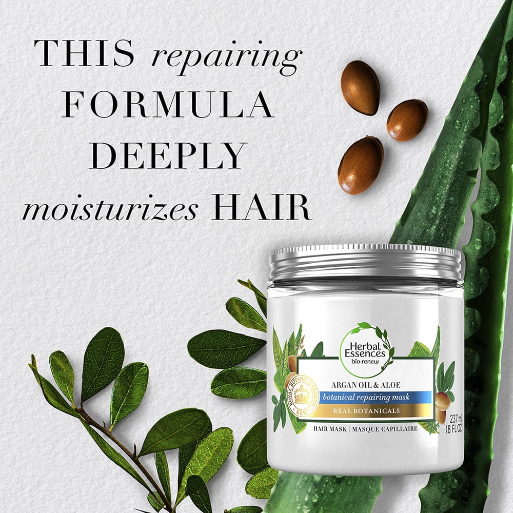 Argan Oil &amp; Aloe Repairing Hair Mask, 8 fl oz