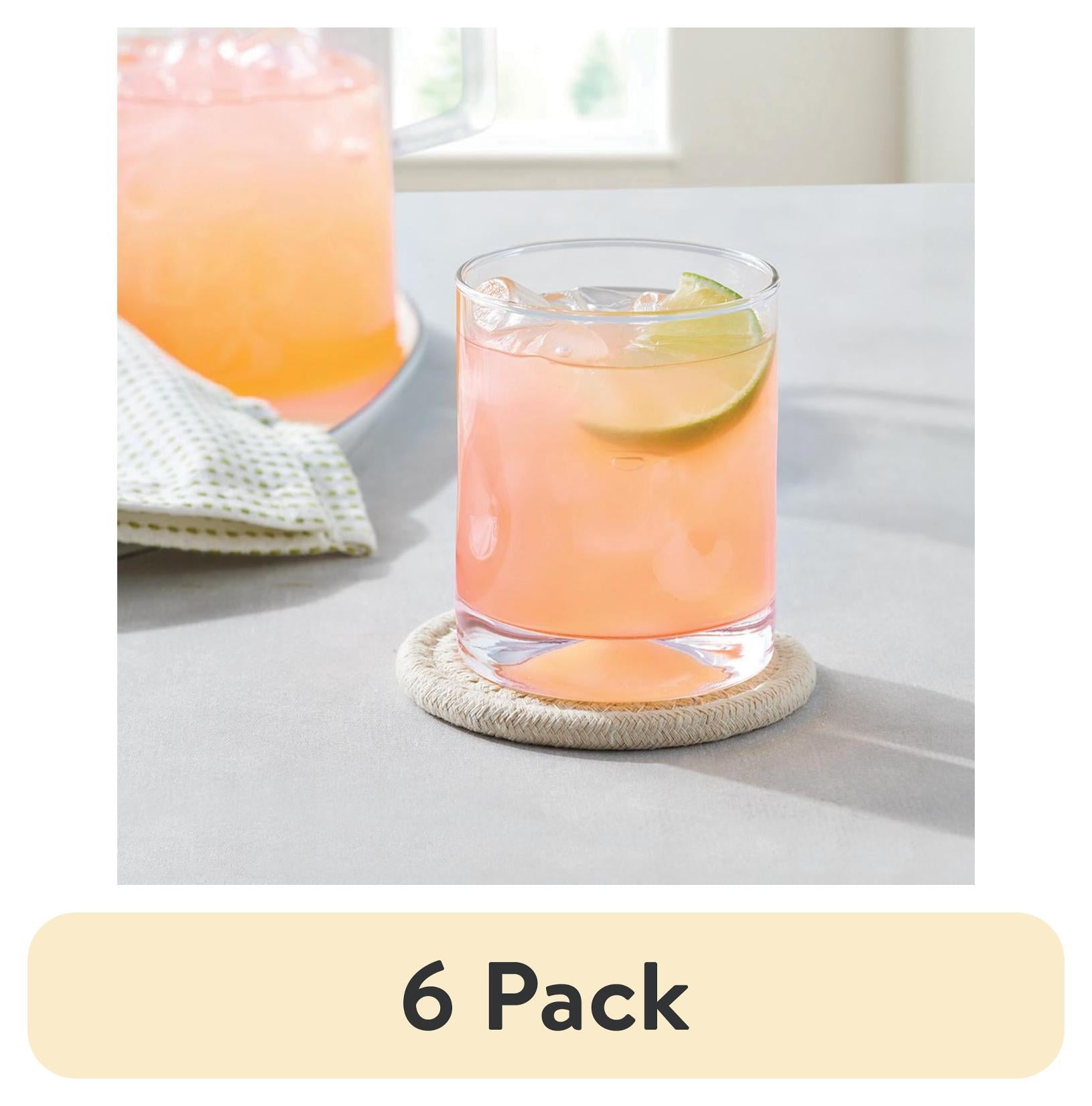 Better Homes &amp; Gardens Lyra Glass Drinkware Set, 12.5 oz, 4-Piece