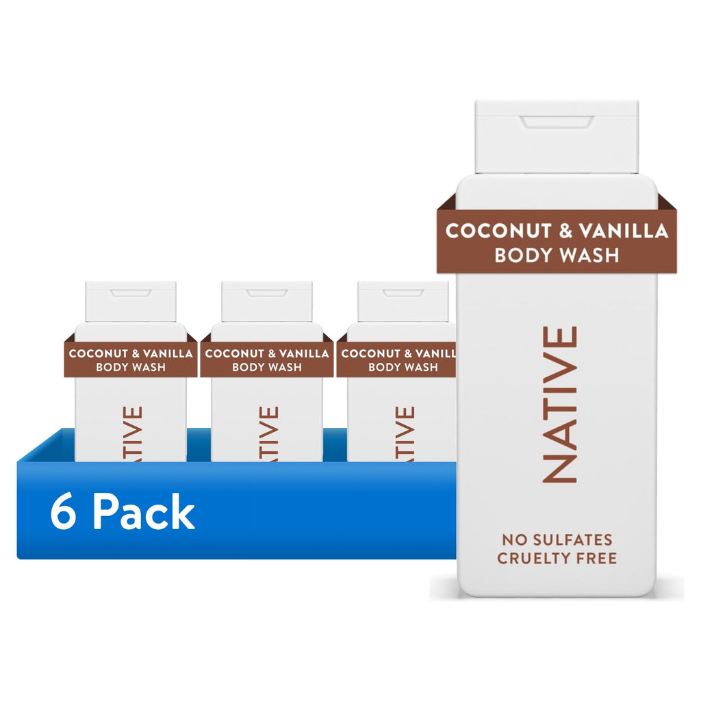Coconut &amp; Vanilla Body Wash, 18 fl oz