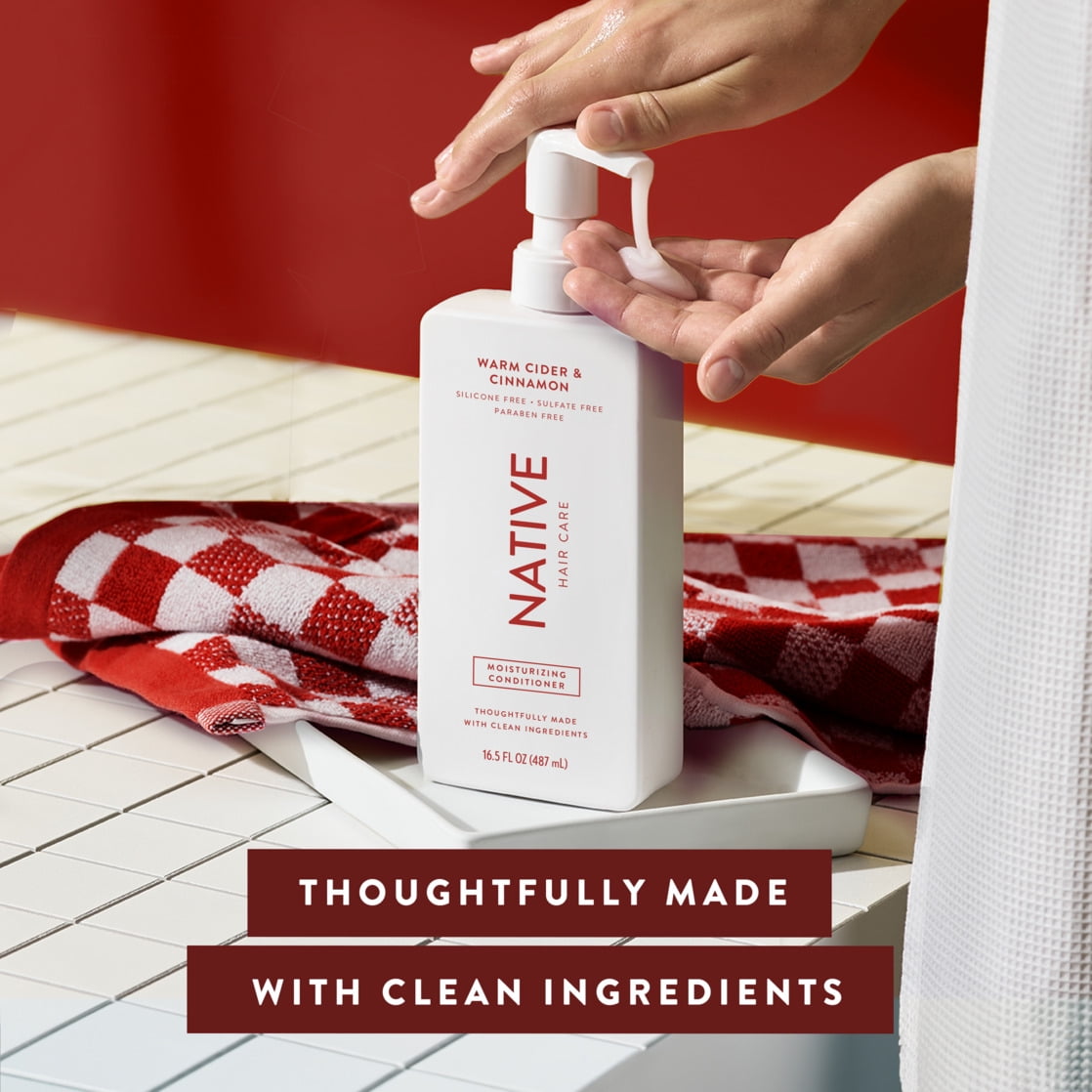 Moisturizing Conditioner, Warm Cider &amp; Cinnamon, Sulfate &amp; Paraben Free, 16.5 fl oz
