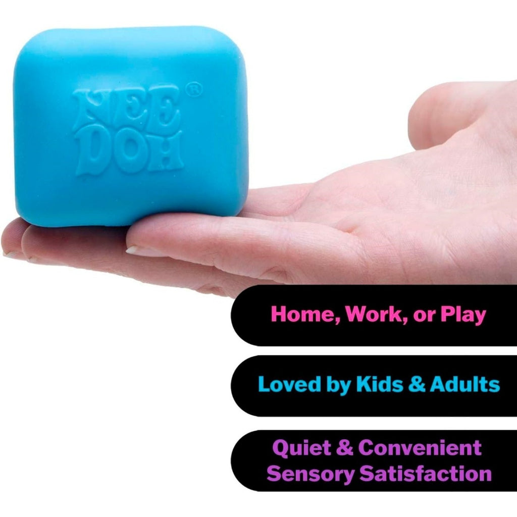 NeeDoh Nice Cube Glow - Glows in the Dark - Assorted