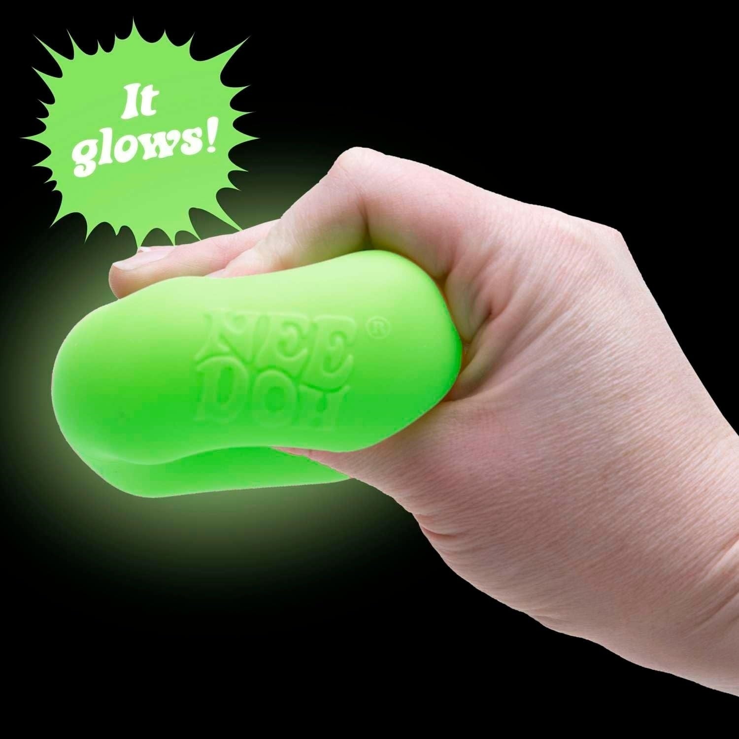 NeeDoh Nice Cube Glow - Glows in the Dark - Assorted