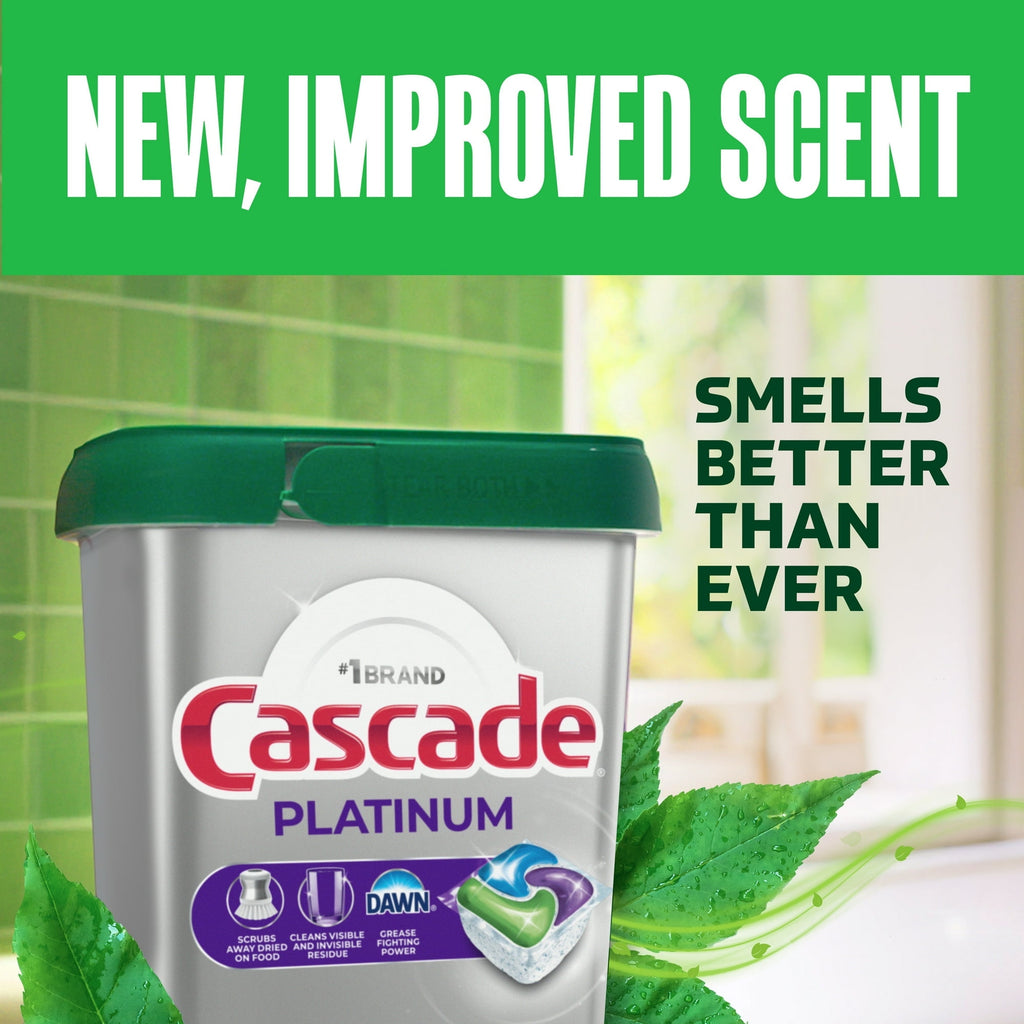 Platinum Dishwasher Pods, Dishwasher Detergent Soap Tabs, Fresh, 26 Count