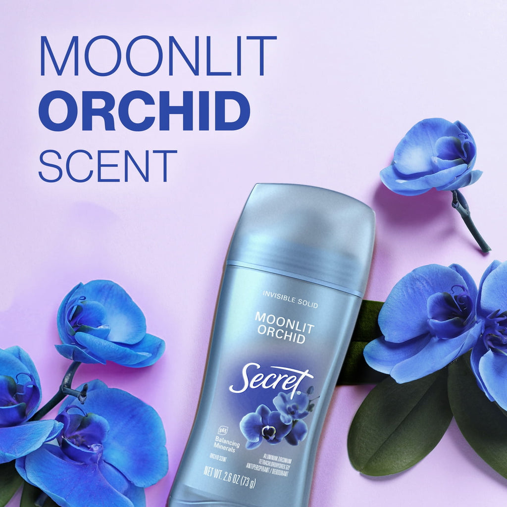 Fresh Invisible Solid Antiperspirant &amp; Deodorant for Women, Moonlit Orchid, 2.6oz