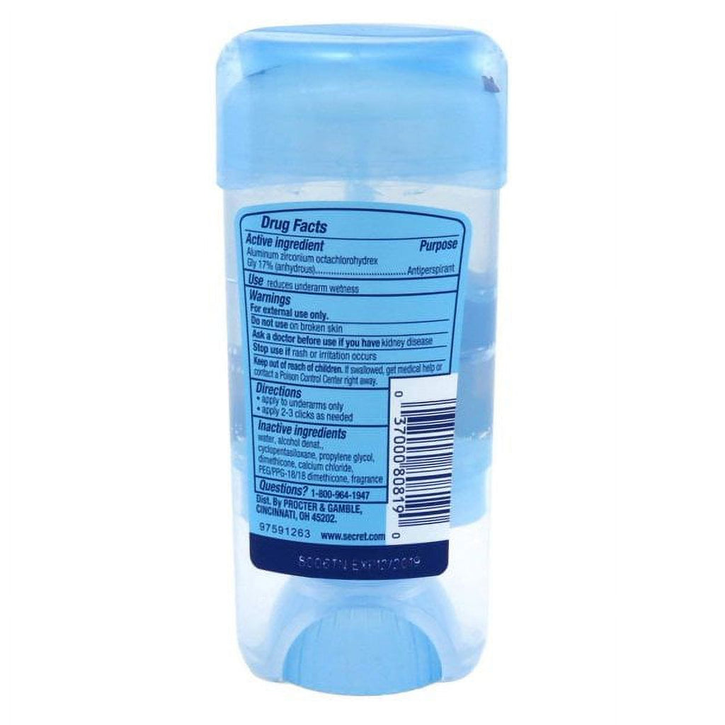 Outlast Antiperspirant &amp; Deodorant Clear Gel, Protecting Powder 2.7 oz (Pack of 2)