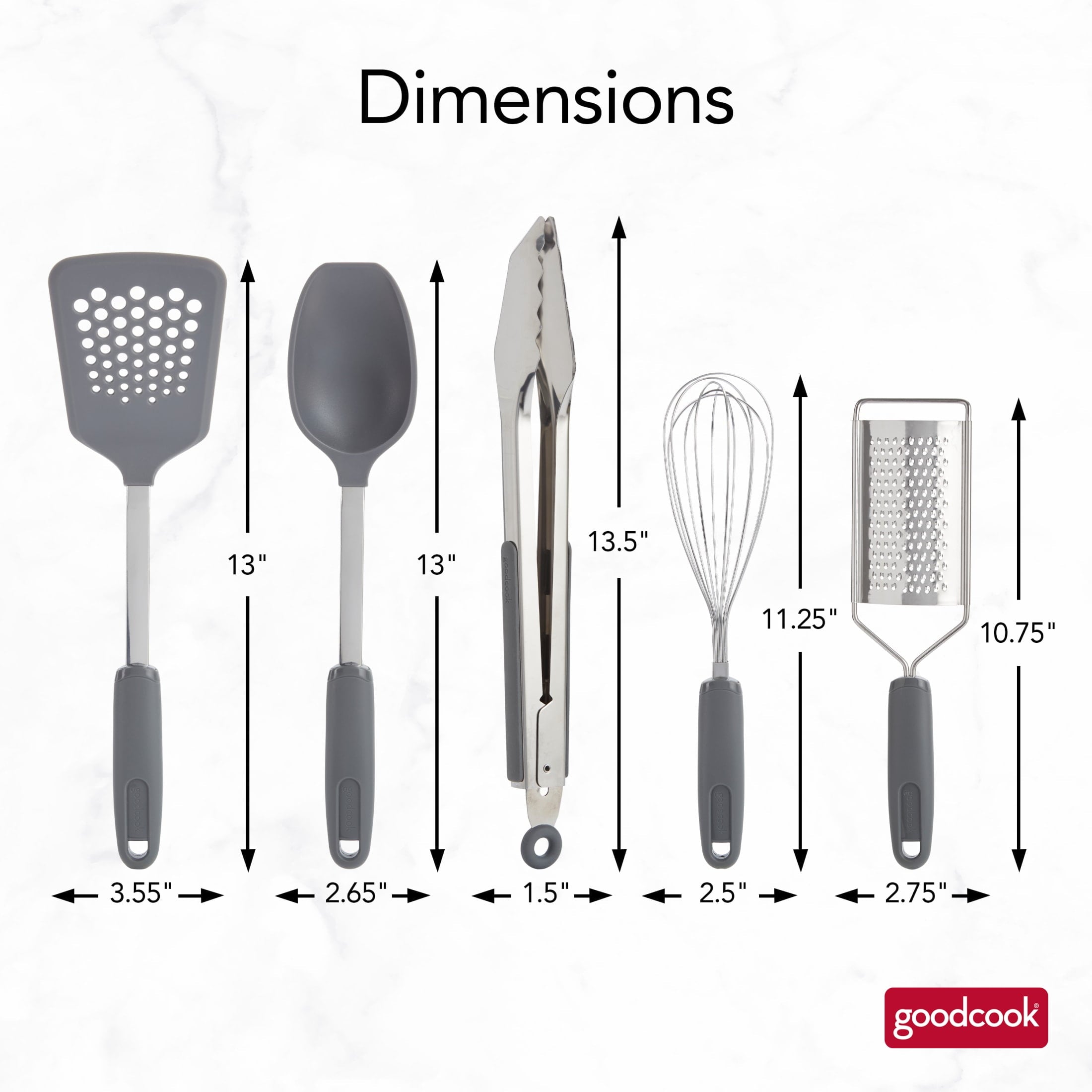 Pro 5 Piece Kitchen &amp; Cooking Gadget Tool Set