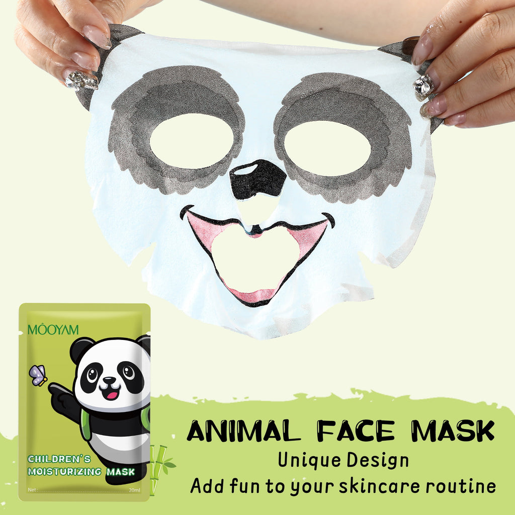 11 Pack Fruit Moisturizing Facial Mask Sheet, Rich in Fruit Essence Face Mask to Brighten and Hydrate Dull Skin