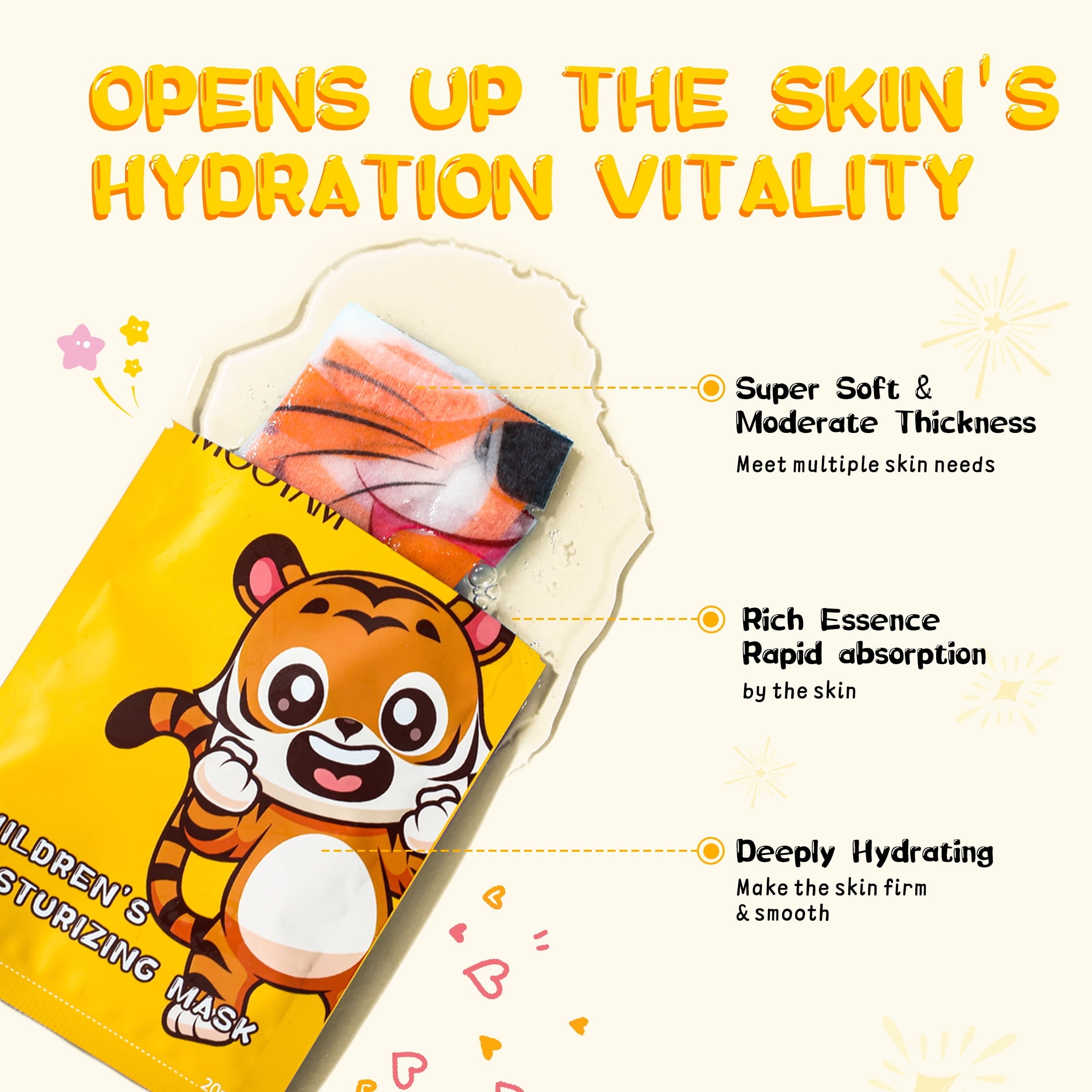 11 Pack Fruit Moisturizing Facial Mask Sheet, Rich in Fruit Essence Face Mask to Brighten and Hydrate Dull Skin