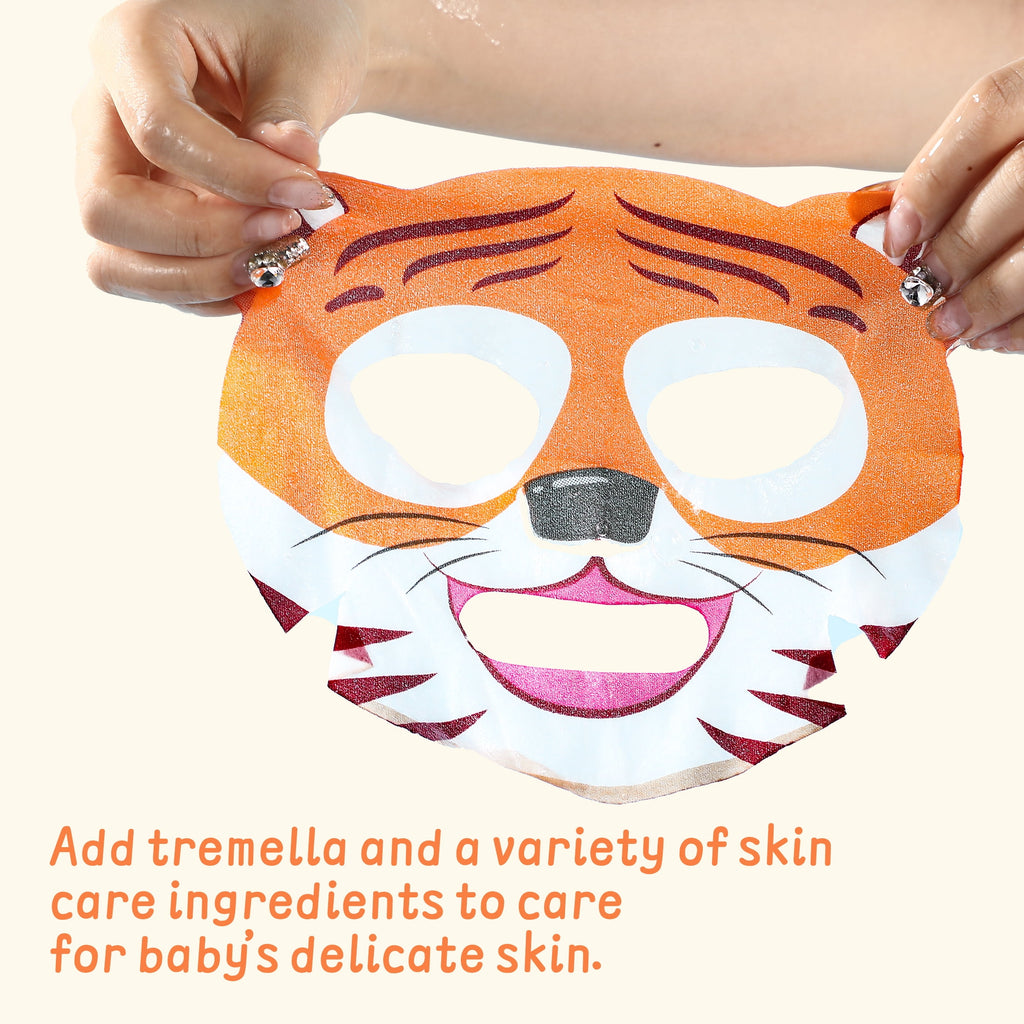 11 Pack Fruit Moisturizing Facial Mask Sheet, Rich in Fruit Essence Face Mask to Brighten and Hydrate Dull Skin