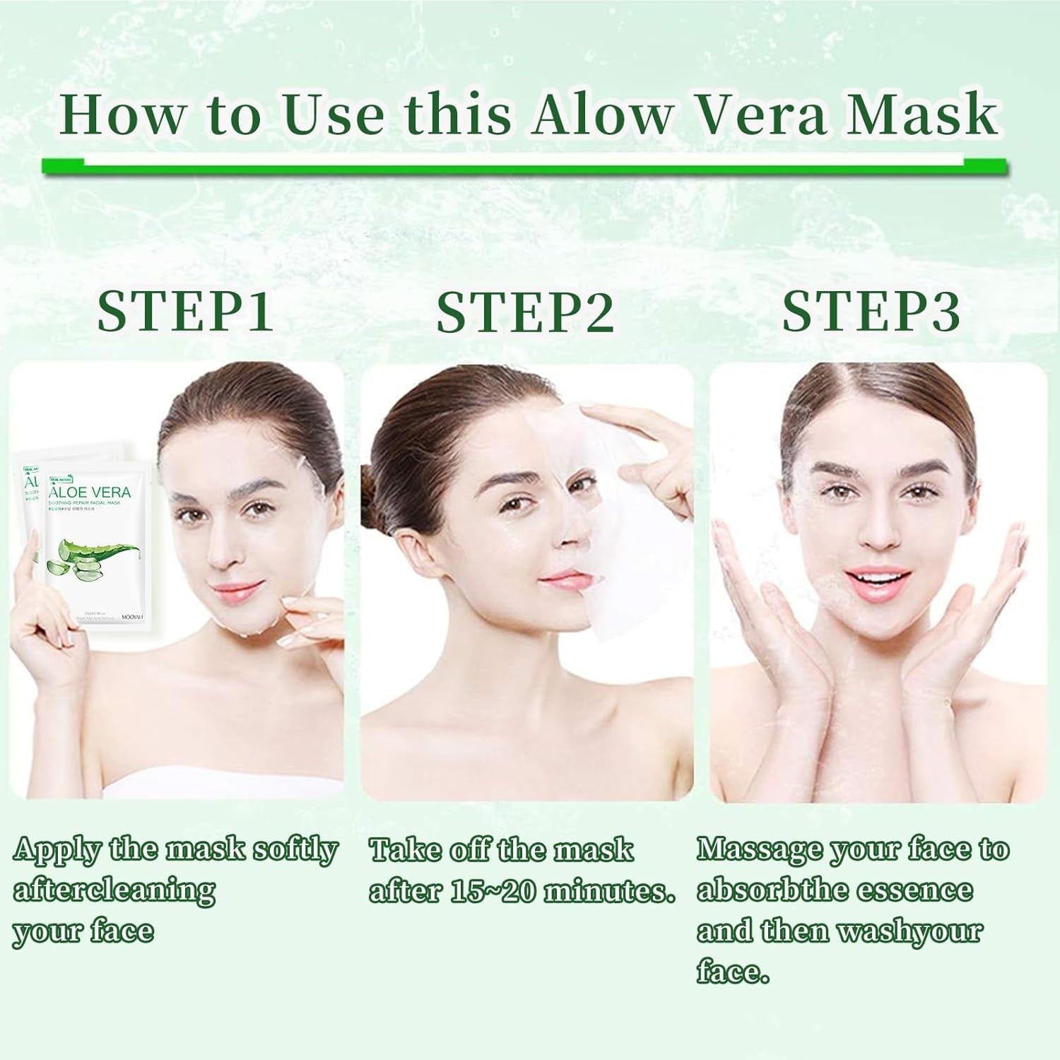 11 Pack Fruit Moisturizing Facial Mask Sheet, Rich in Fruit Essence Face Mask to Brighten and Hydrate Dull Skin