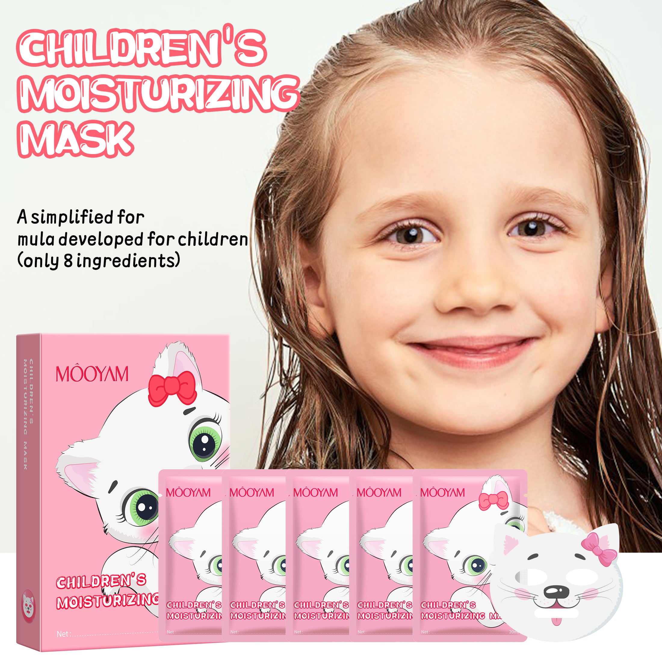 11 Pack Fruit Moisturizing Facial Mask Sheet, Rich in Fruit Essence Face Mask to Brighten and Hydrate Dull Skin