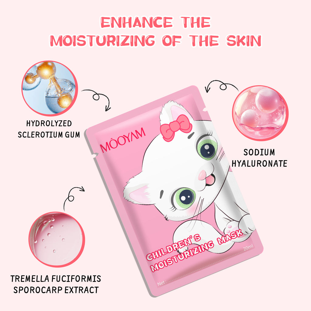 11 Pack Fruit Moisturizing Facial Mask Sheet, Rich in Fruit Essence Face Mask to Brighten and Hydrate Dull Skin
