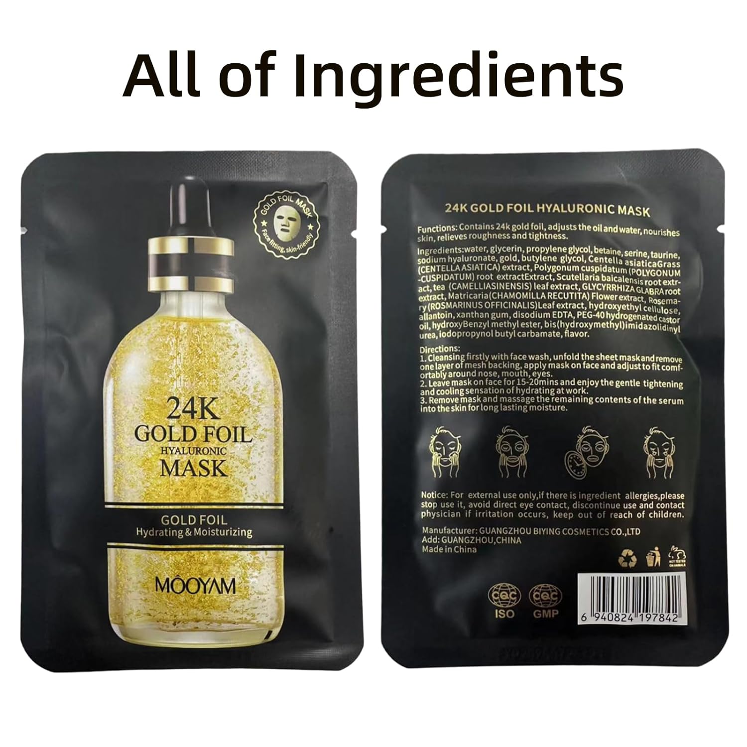 11 Pack Fruit Moisturizing Facial Mask Sheet, Rich in Fruit Essence Face Mask to Brighten and Hydrate Dull Skin