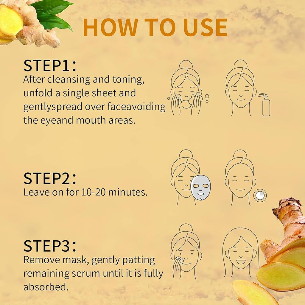 11 Pack Fruit Moisturizing Facial Mask Sheet, Rich in Fruit Essence Face Mask to Brighten and Hydrate Dull Skin