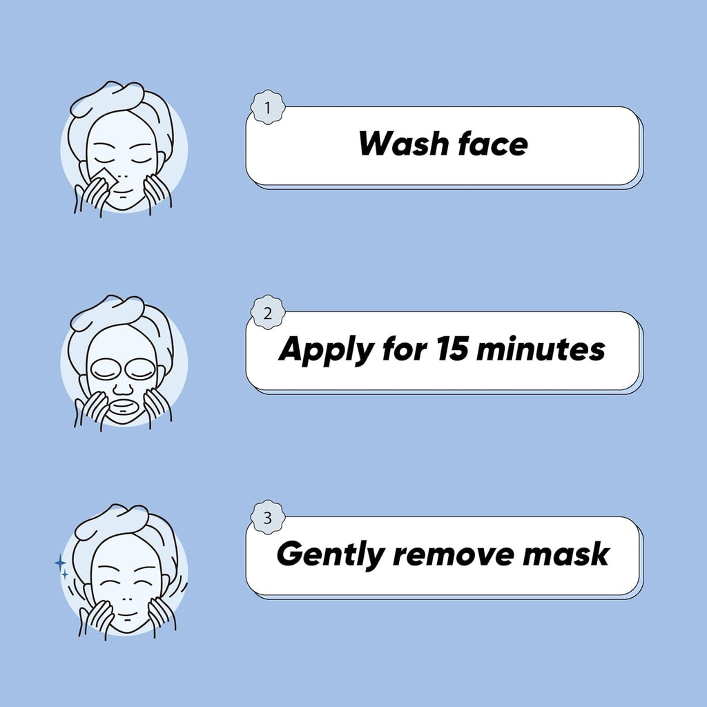 11 Pack Fruit Moisturizing Facial Mask Sheet, Rich in Fruit Essence Face Mask to Brighten and Hydrate Dull Skin