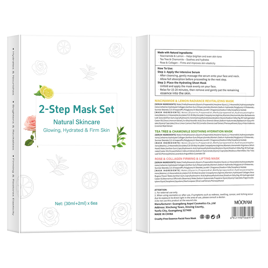 11 Pack Fruit Moisturizing Facial Mask Sheet, Rich in Fruit Essence Face Mask to Brighten and Hydrate Dull Skin