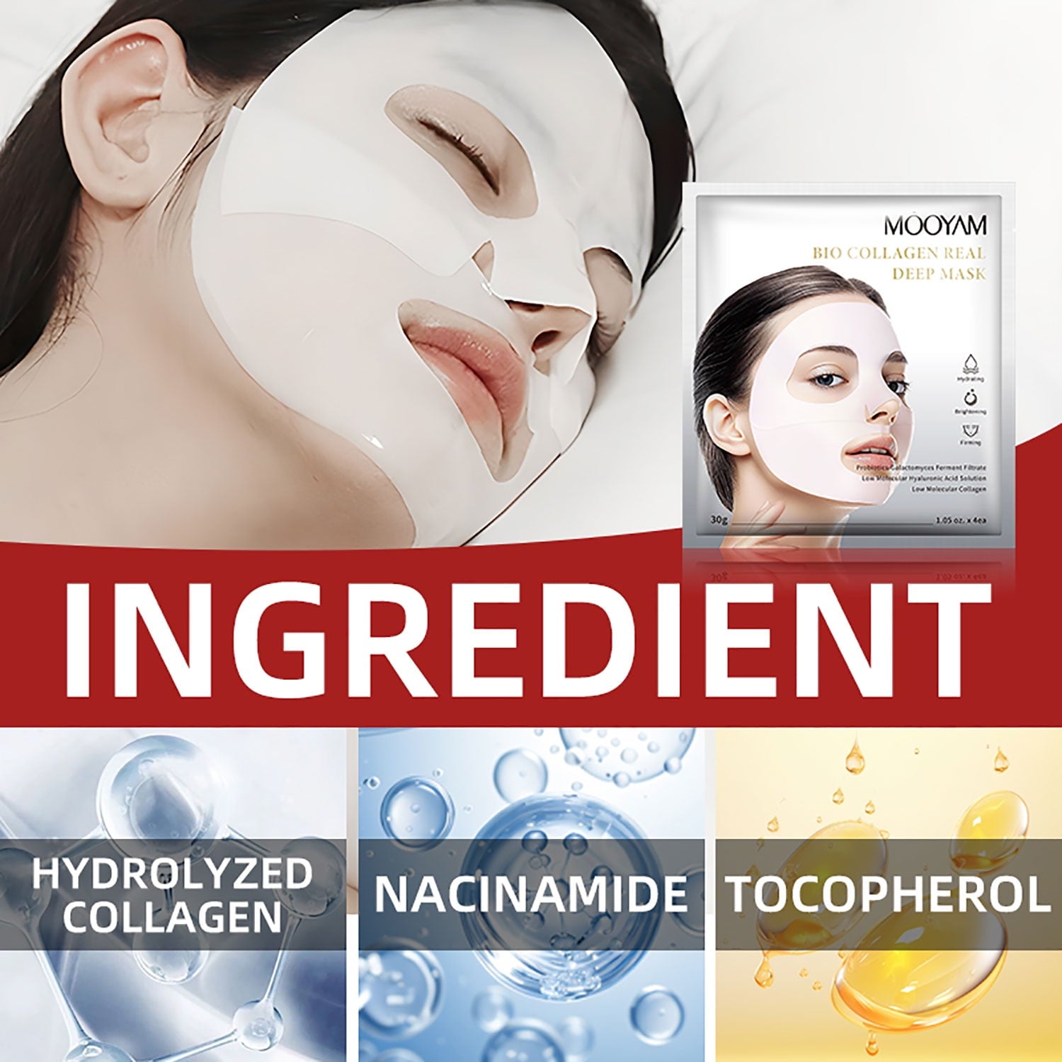 11 Pack Fruit Moisturizing Facial Mask Sheet, Rich in Fruit Essence Face Mask to Brighten and Hydrate Dull Skin