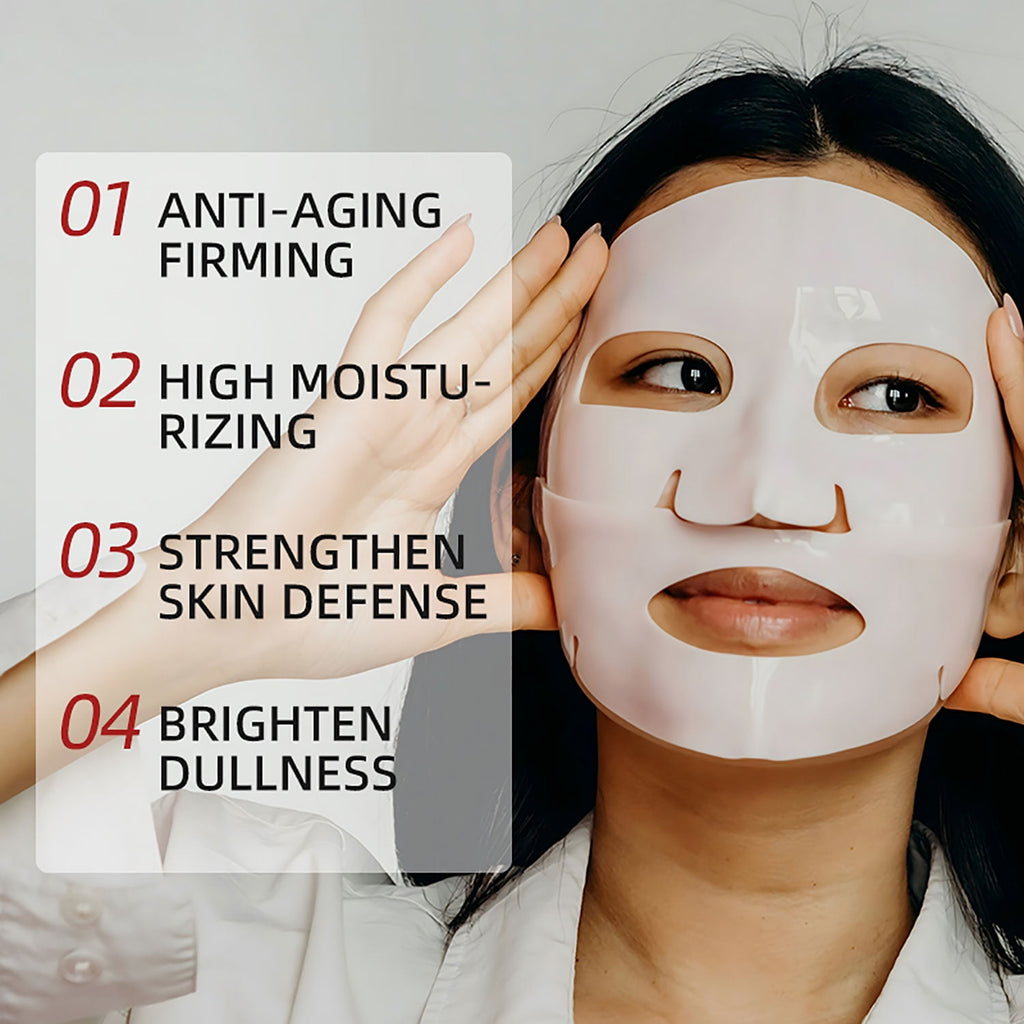 11 Pack Fruit Moisturizing Facial Mask Sheet, Rich in Fruit Essence Face Mask to Brighten and Hydrate Dull Skin