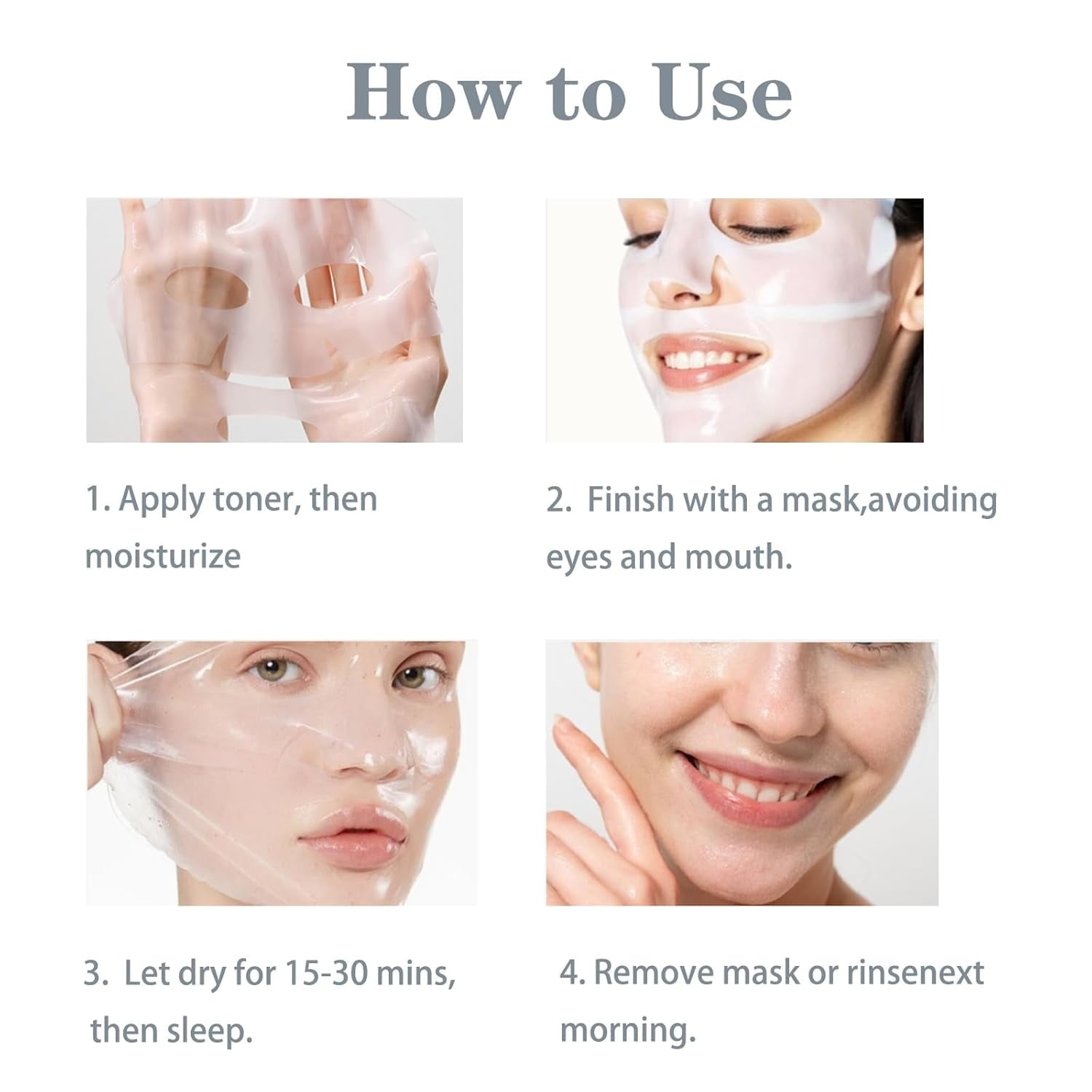 11 Pack Fruit Moisturizing Facial Mask Sheet, Rich in Fruit Essence Face Mask to Brighten and Hydrate Dull Skin