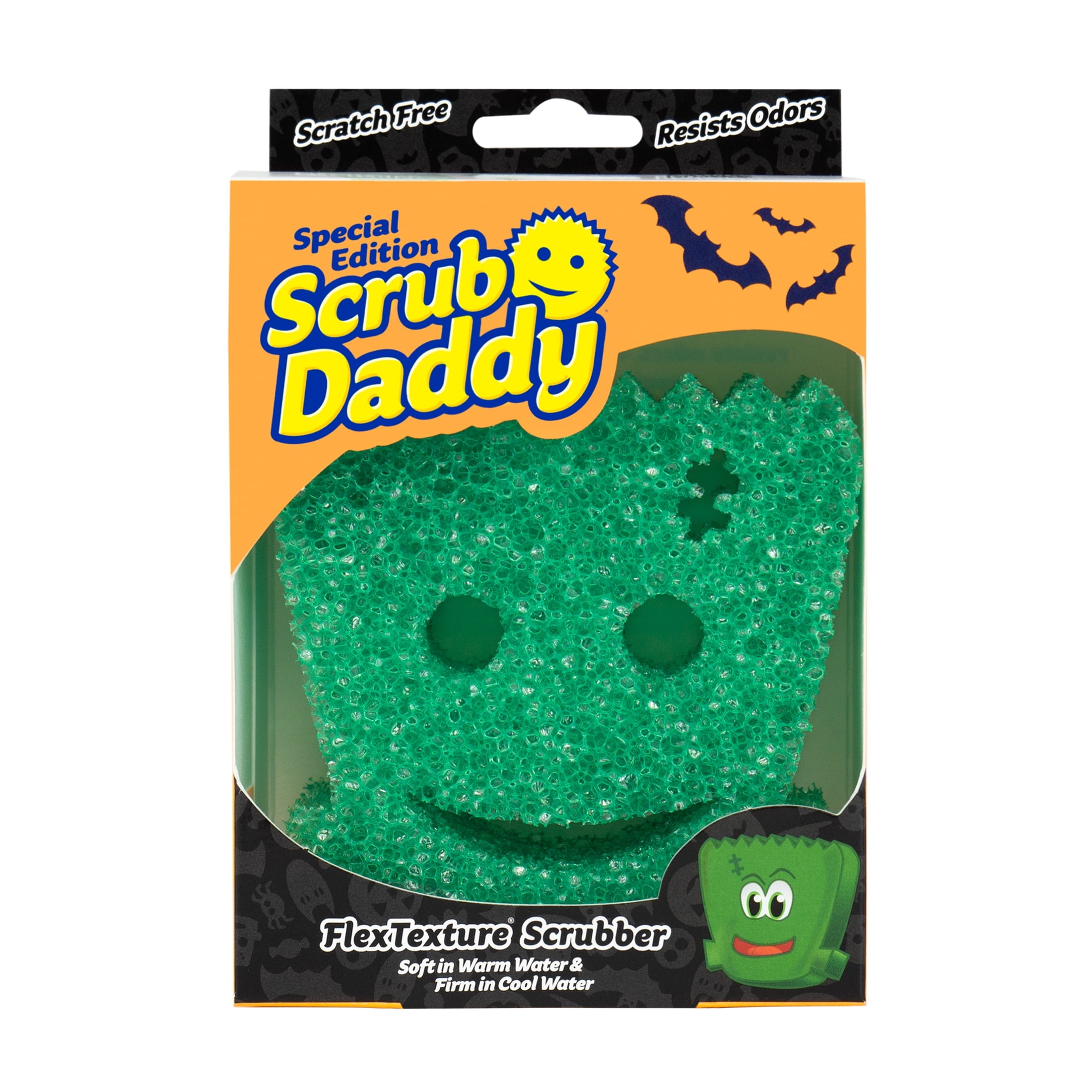 Halloween Pumpkin Non-Scratch Cleaning Sponge