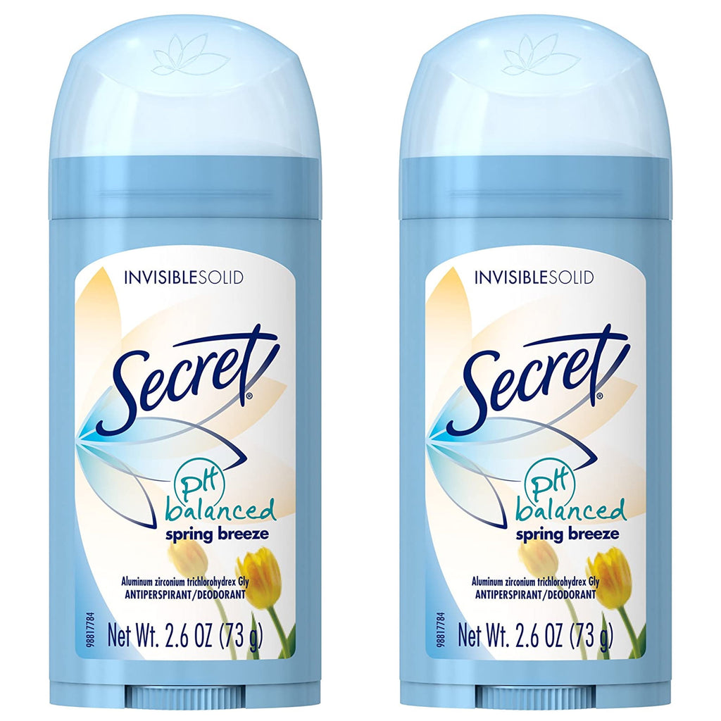 Anti-Perspirant Deodorant Invisible Solid Spring Breeze 2.60 oz (Pack of 2)